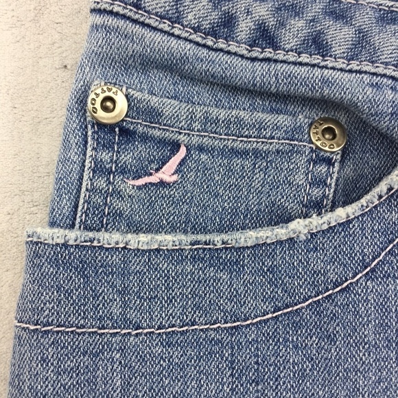 Tattoo Denim Mini Skirt Rough Edge - Picture 6 of 7